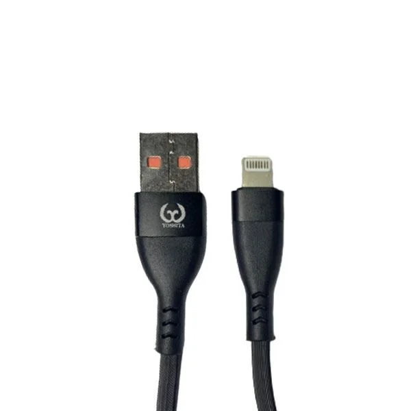 کابل تبدیل USB به لایتنینگ یوشیتا مدل DKA58 کد SHR 752 طول 1 متر کابل تبدیل USB به لایتنینگ یوشیتا مدل DKA58 کد SHR 752 طول 1 متر