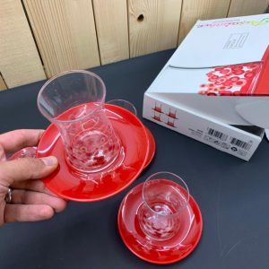 سرویس چای خوری 8 پارچه پاشا باغچه مدل PSHA-TRKY کد SHR 809