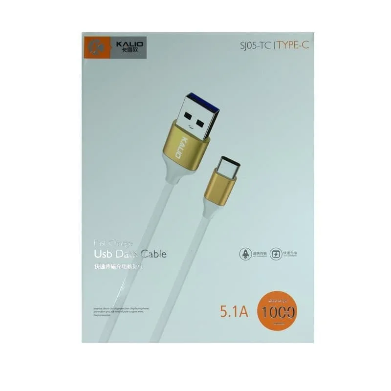 کابل تبدیل USB به USB-C کالیو مدل SJ05-TC کد SHR 666 به طول 1 متر کابل تبدیل USB به USB-C کالیو مدل SJ05-TC کد SHR 666 به طول 1 متر