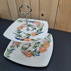 شیرینی خوری مدل CRMC-FLOWERS کد SHR 844