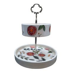 شیرینی خوری مدل CRMC-FRUT-LEAVES کد SHR 842