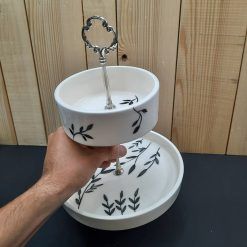 شیرینی خوری مدل LEAVES کد SHR 841