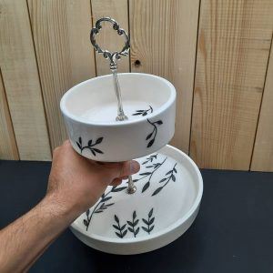 شیرینی خوری مدل LEAVES کد SHR 841
