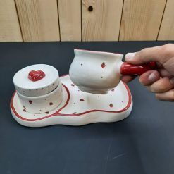 سرویس چای خوری 3 پارچه مدل Strawberry کد SHR 2011