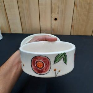 شیرینی خوری مدل CRMC-FRUT-LEAVES کد SHR 842