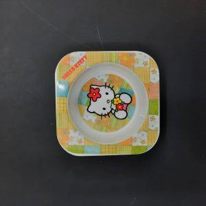 ظرف غذا سه تکه کودک مدل گربه کد SHR 822                     غیر اصل