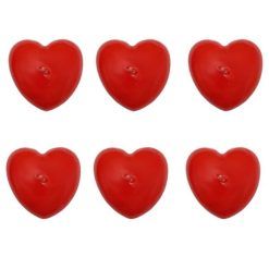 شمع مدل HEART کد SHR 835 بسته 6 عددی