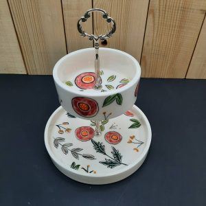 شیرینی خوری مدل CRMC-FRUT-LEAVES کد SHR 842