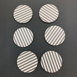 سینی مدل STRIPE کد SHR 863 به همراه زیر قابلمه و زیر لیوانی