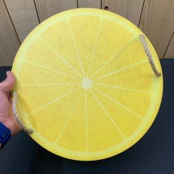 سینی مدل LEMON کد SHR 862 به همراه زیر قابلمه و زیر لیوانی