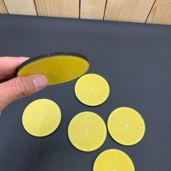 سینی مدل LEMON کد SHR 862 به همراه زیر قابلمه و زیر لیوانی