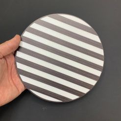 سینی مدل STRIPE کد SHR 863 به همراه زیر قابلمه و زیر لیوانی