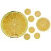 سینی مدل LEMON کد SHR 862 به همراه زیر قابلمه و زیر لیوانی
