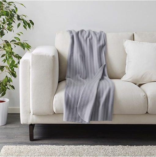 پتو مسافرتی ایکیا مدل VITMOSSA سایز 120×160 سانتیمتر