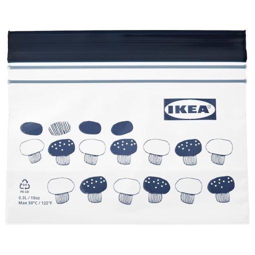کیسه زیپ دار ایکیا مدل ISTAD کد 605.255.28 بسته 25 عددی